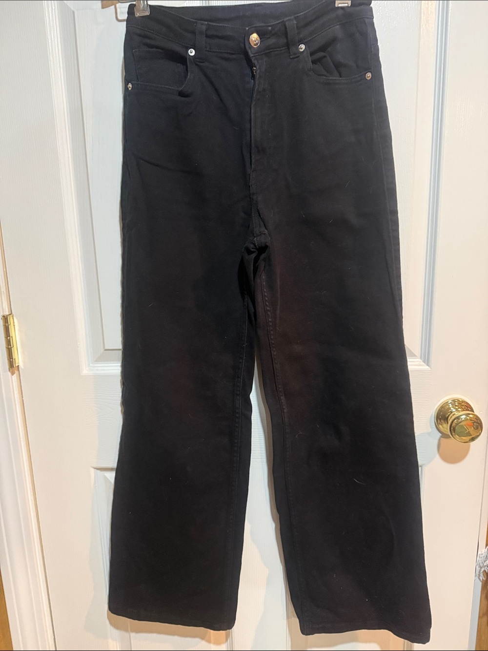 Divided Wide Leg Black Jeans for Women